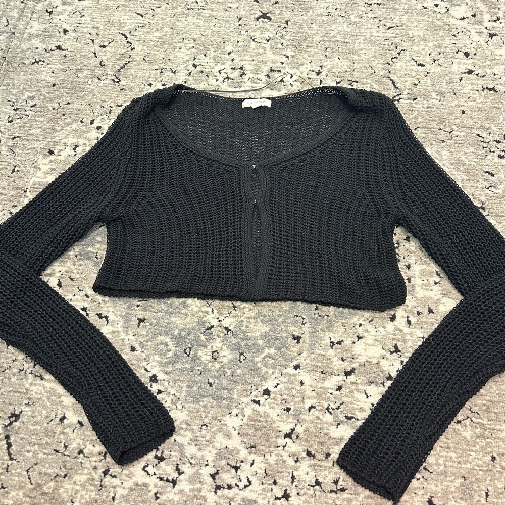 PacSun La Hearts Black Knit Sweater
